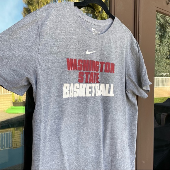Nike Heather Grey Washington State Basketball Graphic Tee XL - Picture 4 of 8